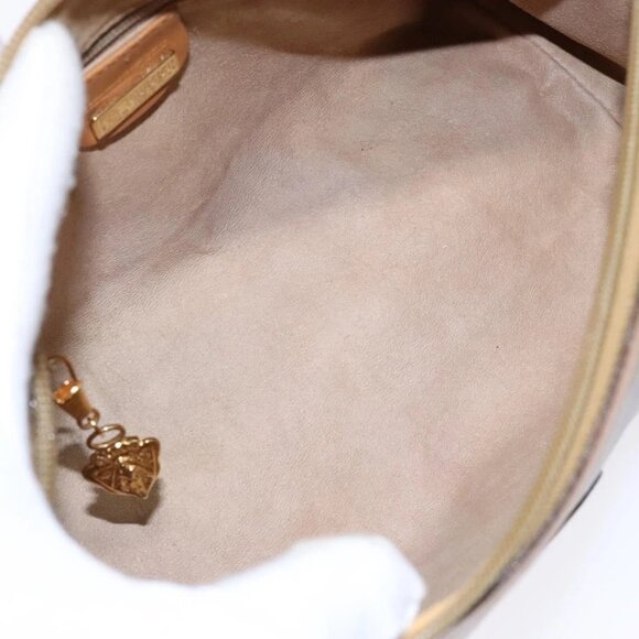 GUCCI Micro GG Supreme Shoulder Bag PVC Beige Gold - Picture 10 of 16